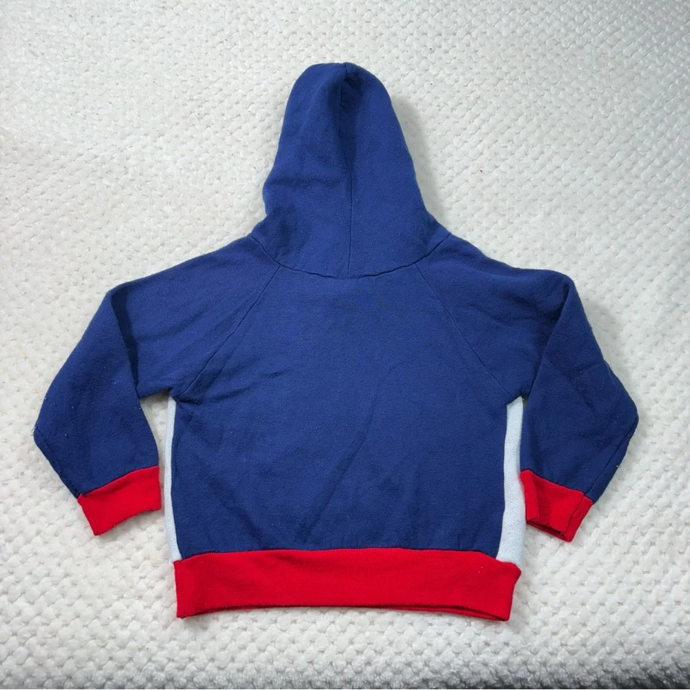 Vintage 80s Papa Smurf Sears Tag Win Or Lose Smurf The Game Hoodie Top Small 4